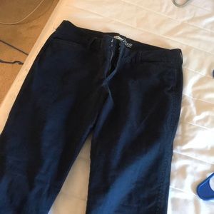 D navy navy pants